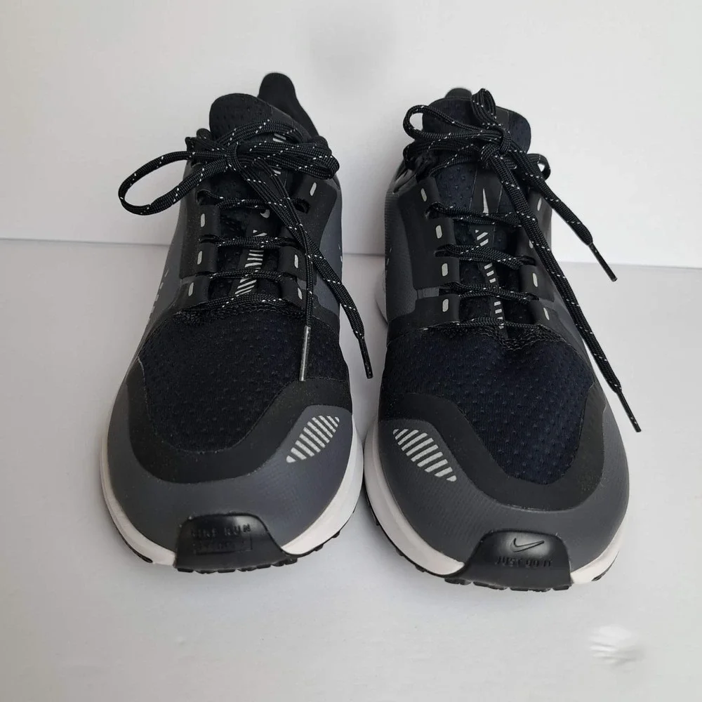 Nike Air Max Pegasus 36 Shield Shoes Womens Size 10 Black Running AQ8006-003